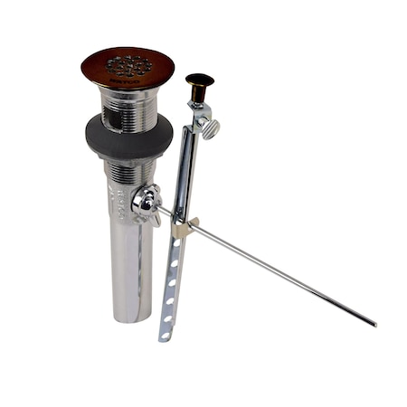 Watco Grid Strainer, 1-1/4" x 8-1/2" Brass Bronze IdealLav Lav Drain 815-B-BZ